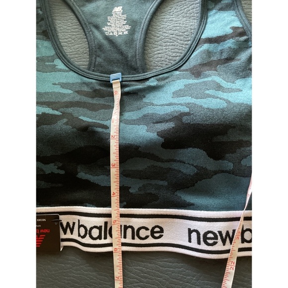 New Balance Blue Camo Sports Bra New With Tags Size XL - Picture 8 of 8